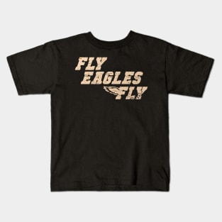 Eagles Vintage Original Aesthetic Tribute 〶 Kids T-Shirt
